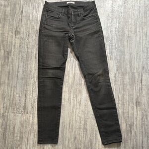 LOFT Women's Charcoal Skinny Jeans